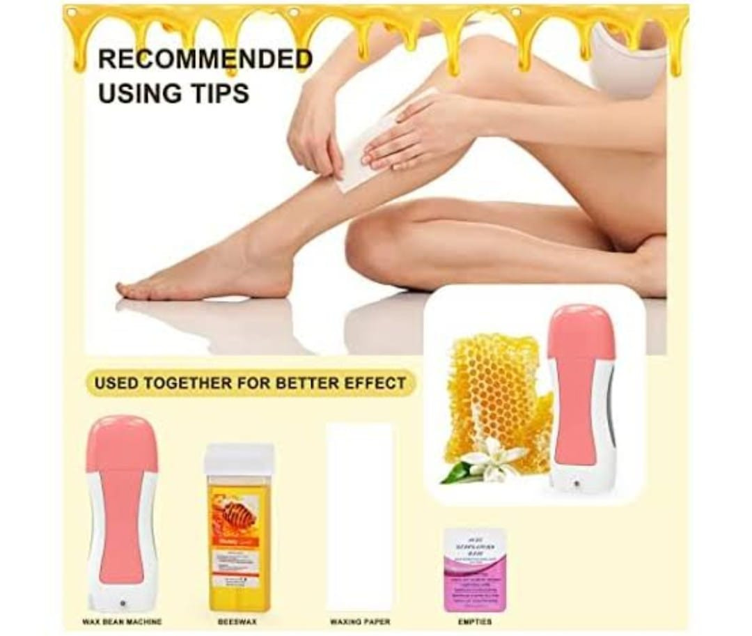 Single handheld depilatory wax hair remover machine