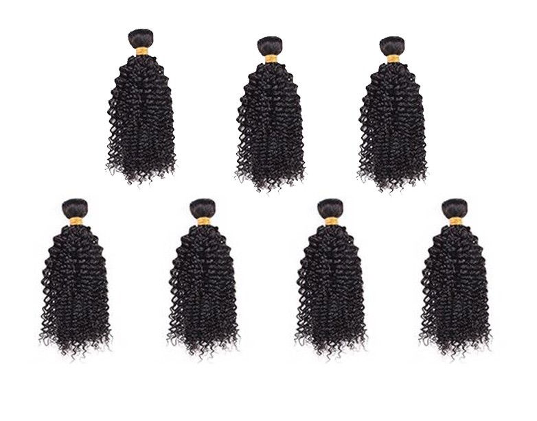 Black Curly Wave Human Hair