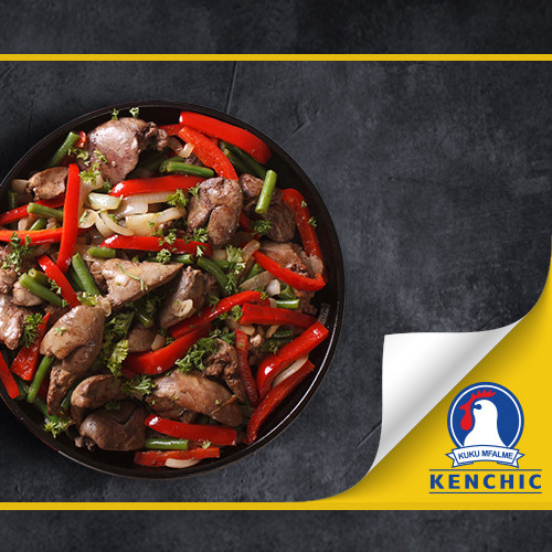 Recipes: Chicken Livers with sweet pepper and onions