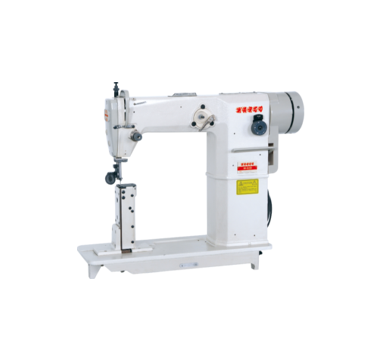 Direct drive post bed with roller feed sewing machine KR-9910D