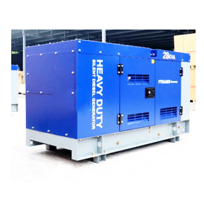 40Kva 3Ph Pyramid Water Cooled Silent Diesel Generator with ATS – Blue Heavy Duty Three Phase – Germany Technology