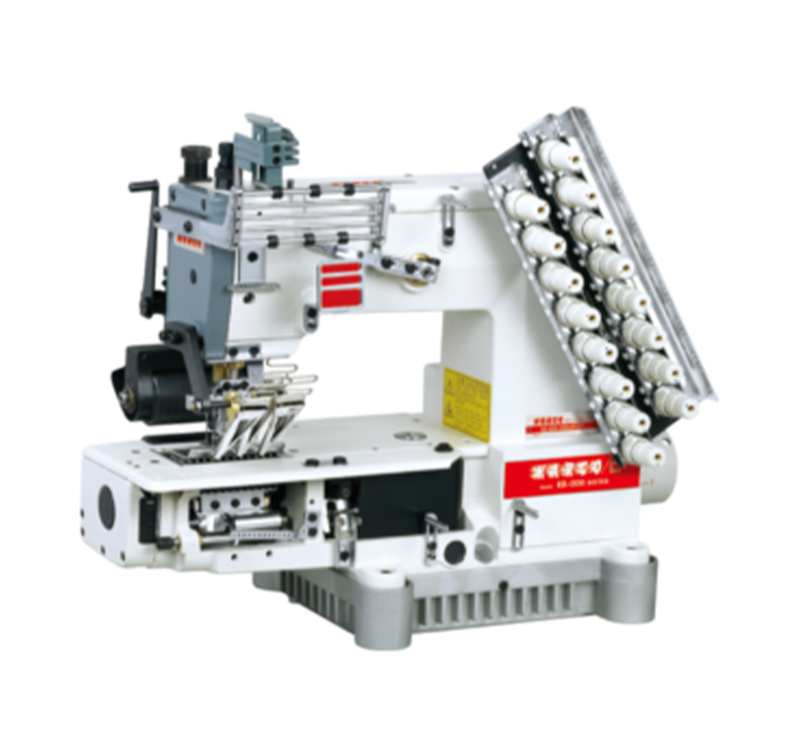 8 needle half cylinder type used for tape attaching double chain stitch machine KR-008-08064P-VPL