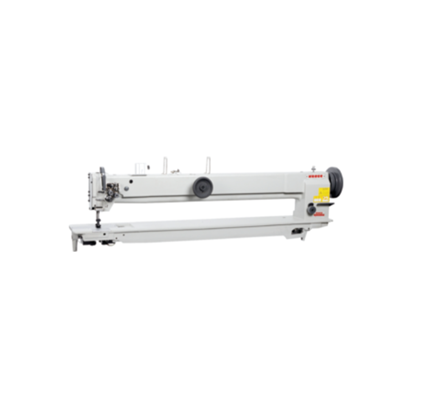 Long arm one or two needle compound feed lockstitch sewing machine KR-20606-L40