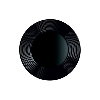 Harena Black Dinn Plate 25 Cm