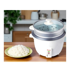 Rice Cooker + Steamer 1.8 Liters White