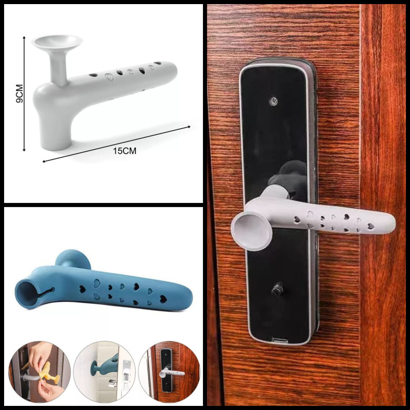 Silicon door anti collision glove protector