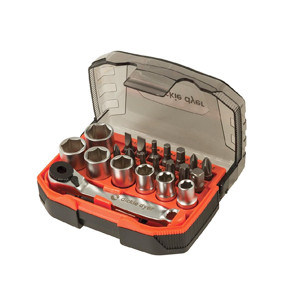 SILVERLINE SOCKET SET 1/4″ 23-PCS 6-13MM (DICKIE DYER)