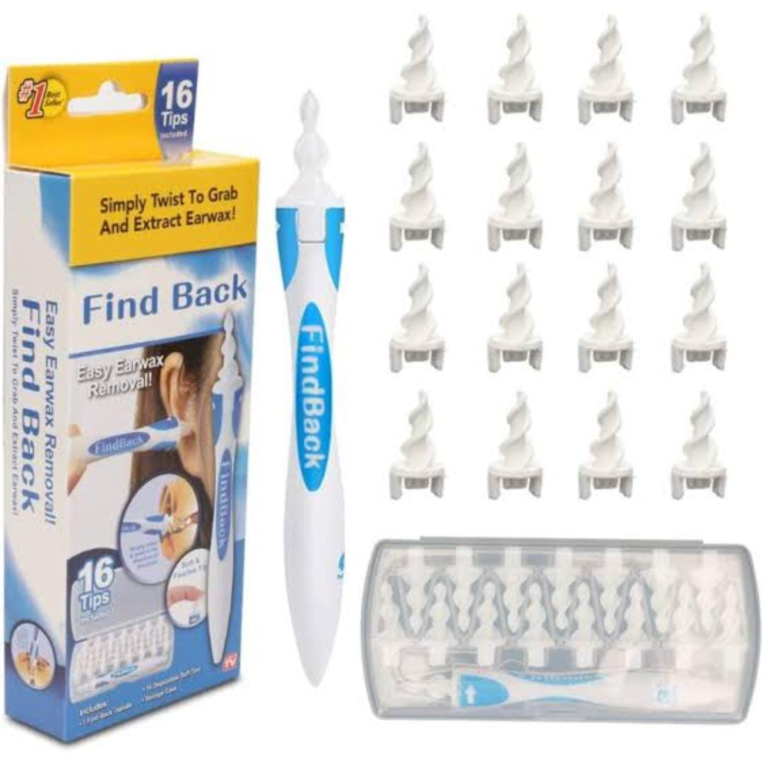 Ear wax remover with 16pcs replacement tips