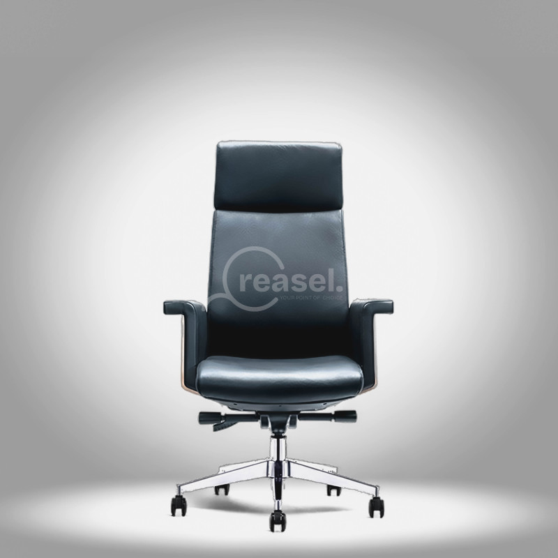 High Back Executive Office Chair Leather Pure