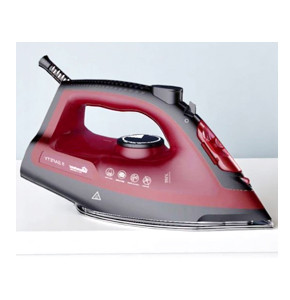 Red Steam Iron