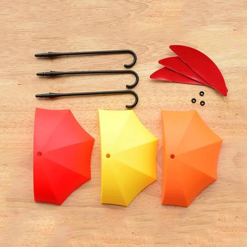 3 piece umbrella shaped hooks