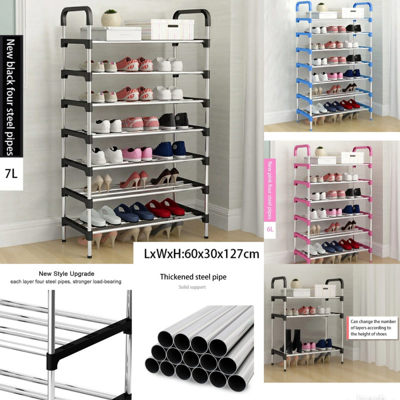 Multi layer shoe rack
