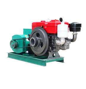 15kW 3ph Diesel Generator Water-Cooled with Alternator and 24HP JD Diesel Engine